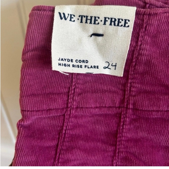 Free People- We The Free Jayde Cord Flare Jeans 
Size 24 NWT - Picture 8 of 13